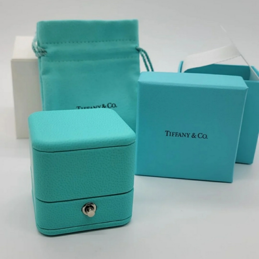 Tiffany & Co Ring Box with Pouch